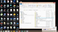 Windows 8.1 How to access program files folder