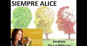 Psicopatología y Contextos, Análisis Película Siempre Alice
