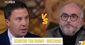Piazzapulita, lo scontro tra Christian Raimo e Italo Bocchino