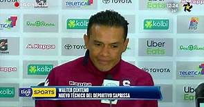 Presentación oficial de Walter Centeno como DT del Deportivo Saprissa