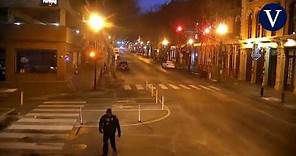 Las cámaras de seguridad captan el momento de la explosión de la bomba en Nashville