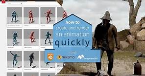How to make animation quickly using Adobe Mixamo