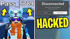 Putting My PASSWORD In My ROBLOX NAME... *HACKED!* (Roblox Jailbreak)
