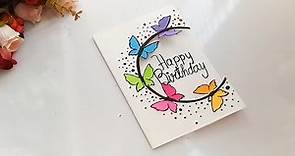 How to make Special Butterfly Birthday Card For Best Friend//DIY Gift Idea...
