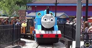 Thomas Town! NEW at Kennywood in Pittsburgh PA! Ride behind Thomas!