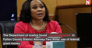 Fani Willis 'Inconsistencies' Discovered by Department of Justice