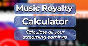 Music Streaming Royalties Calculator For All Services - Whipped Cream Sounds