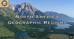 North America Geographic Regions - 8 Regions Footage - Lesson Plan Included
