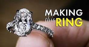 Platinum Diamond Ring - How They Are Made by Hand