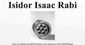 Isidor Isaac Rabi