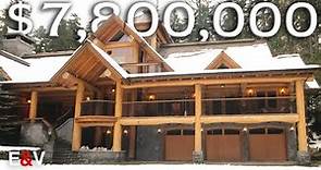 Inside This $7.8 Million Whistler Ski Lodge | Whistler Home Tour