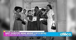 Godmother of Civil Rights Movement Dorothy Height