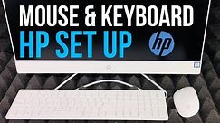 How to Set Up Mouse & Keyboard for HP Pavilion All-in-One | Pair Mouse & Keyboard