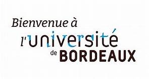 Bienvenue à l'université de Bordeaux