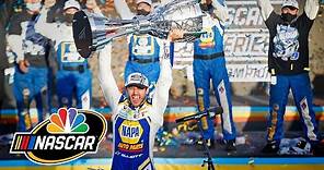 Chase Elliott hoists NASCAR Cup Series championship trophy | Motorsports on NBC