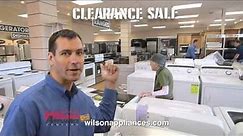 2016 Clearance Sale at Wilson's Appliance Centers