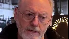 Actor Liam Cunningham took part in Palestine protest outside the Dáil last night | Irish Independent