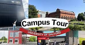 Campus Tour University of Salford, Manchester | Study in the UK
