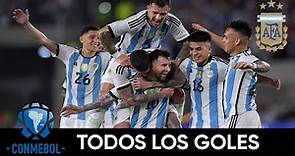 Todos los goles de la Selección Argentina en el 2023