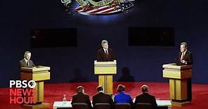 Bush, Clinton, Perot: The first 1992 presidential debate