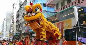 Chinese New Year 2019 Lion Dance, Hong Kong