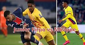 Junior Firpo vs Mbappe ● Firpo didn't get dribbled past a single time against Mbappe.