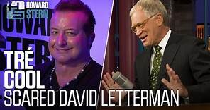 Tré Cool Apologizes to David Letterman for Scaring Him on "Late Show"