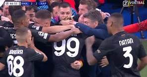 Frank Anguissa Goal, Real Madrid vs Napoli Match Continue now UEFA