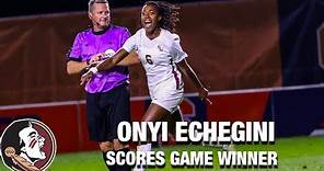 Florida State's Onyi Echegini Scores Game Winner Against Syracuse