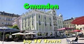 Rundgang durch die Stadt Gmunden am Traunsee (Oberösterreich) Österreich jop TV Travel