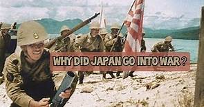 why did Japan go into war ?
