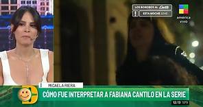 Micaela Riera cuenta cómo fue interpretar a Fabiana Cantilo en la serie