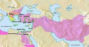 Imperio de Alejandro Magno mapa