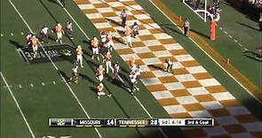 11/10/2012 Missouri vs Tennessee Football Highlights