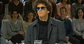 Lou Reed en el programa Lo+Plus, año 1996.