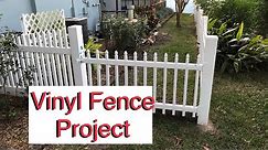 Vinyl Fence DIY Installation Project