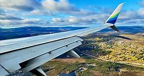 [4K] – Stunning Fairbanks Landing – Alaska Airlines – Boeing 737-900 – FAI – N215AK – SCS Ep. 734