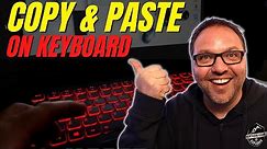 How to Copy and Paste on Keyboard - Windows PC 💻