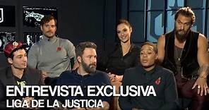Exclusivo: Entrevista al elenco de Liga de la Justicia
