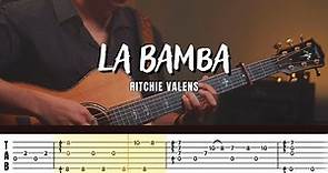 Cómo tocar LA BAMBA en Guitarra Fingerstyle | Tutorial | Tablatura Fácil