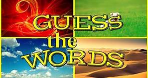 GUESS THE WORDS | 4 PICS - 1 WORD QUIZ