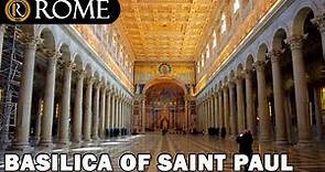 Rome guided tour ➧ Basilica of Saint Paul Outside the Walls [4K Ultra HD]