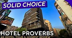 Hotel Proverbs Taipei, Taiwan【4K Hotel Tour & Review】LOVE The Rooms!