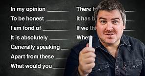 IELTS Speaking - 9 Most Common Sentence Patterns