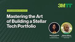 My Career in Tech Ep. 10| Mastering the Art of Building a Stellar Tech Portfolio | 3MTT