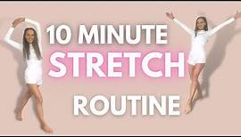 At Home 10 Minute Stretch Routine - All Standing Moves to help improve your Flexibility and Mobility