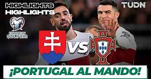 Eslovaquia vs Portugal - HIGHLIGHTS | UEFA Qualifiers 2023 | TUDN