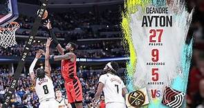 Deandre Ayton Highlights (27 PTS) | Trail Blazers vs. Nuggets | Feb. 4