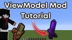 [1.20.1+] How to Install the Custom ViewModel Mod (Tutorial)