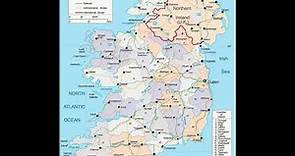 mapa de Irlanda